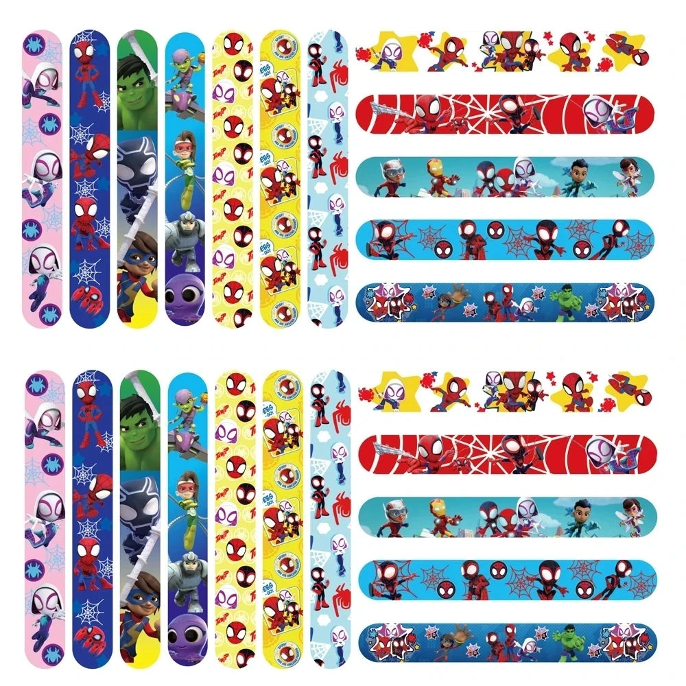 12pcs Spidey and His Amazing Friends Snap Bracelets - Image 2