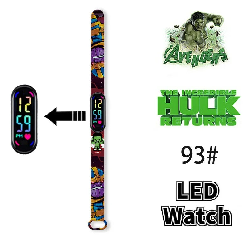 Disney Frozen & Spider-Man Children’s Anime Figure Bracelet Wristwatch - Image 37