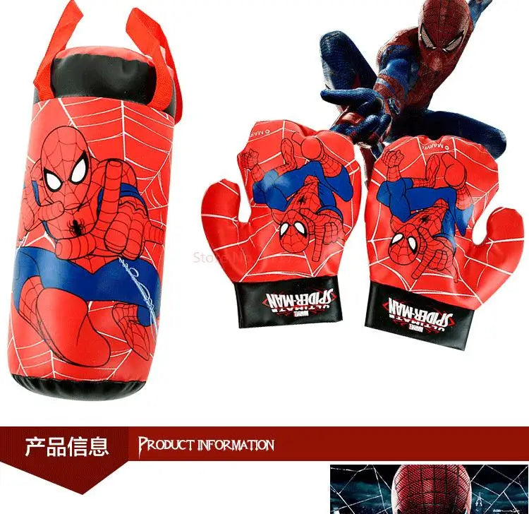 New Anime Marvel Spider-Man Children’s Toy Boxing Gloves Set - Image 5