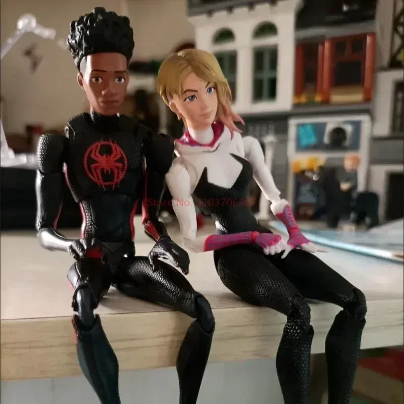 Anime Spider-Man SHF Figuarts Miles Morales & Gwen - Image 4
