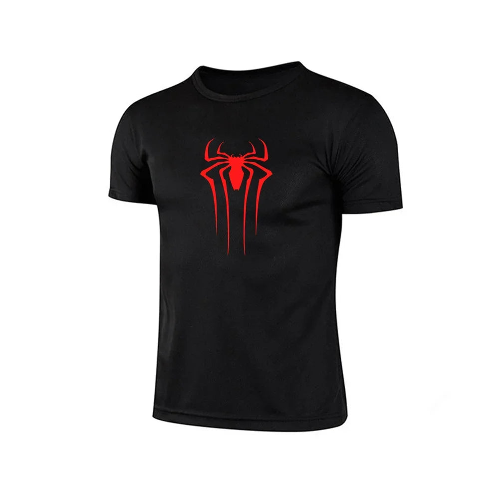 Men's Summer Spider Print T-Shirt - Image 10