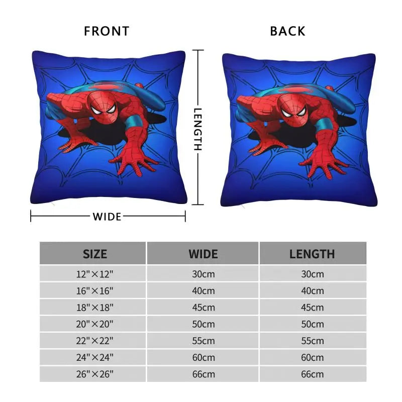 Custom Spider Web Spider-Man Pillow Cover - Image 6