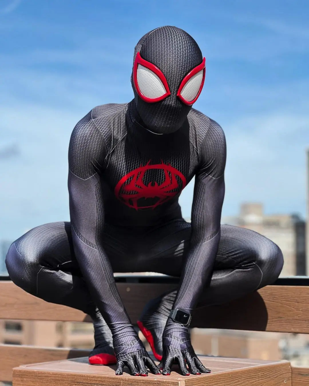 Across the Spider-Verse Miles Morales Cosplay Costume - Image 2