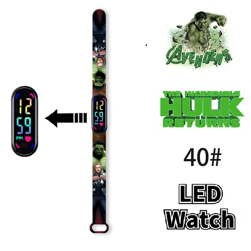 Disney Frozen & Spider-Man Children’s Anime Figure Bracelet Wristwatch - Image 11