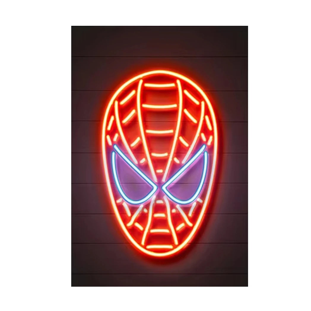 MINISO Disney Neon Marvel Superhero Poster - Image 10