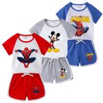 Boys’ Summer Spider-Man Outfit Set