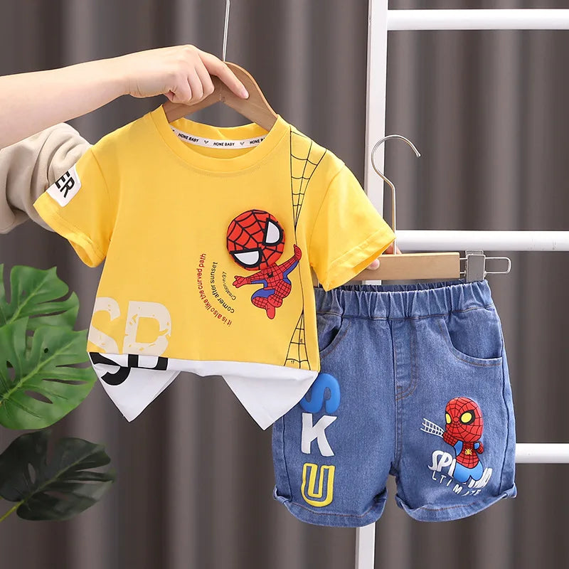 Disney Spider-Man Summer Outfit Set - Image 6
