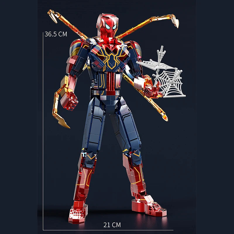 New Superhero Spider-Man Figure Mecha 2In1 - Image 5