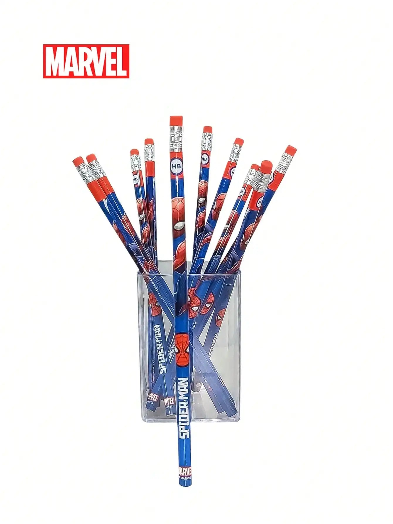 12pcs Marvel Official Spider-Man Pencil Set - Image 3
