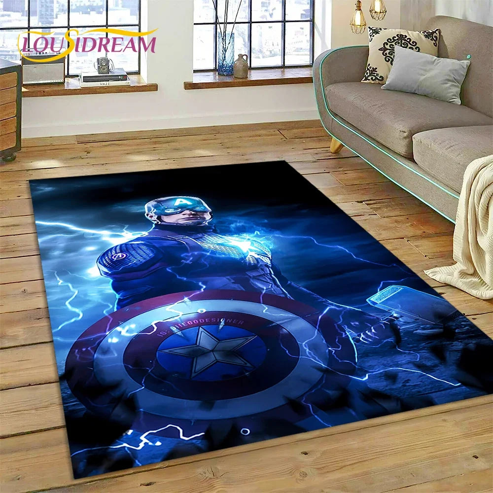 Superhero Marvel Avengers Spider-Man Cartoon Carpet - Image 23