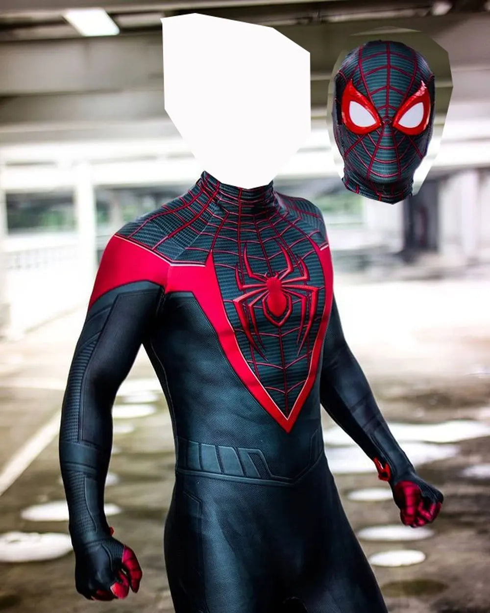 Adults Miles Morales PS5 Spider-Man Cosplay Costume - Image 6