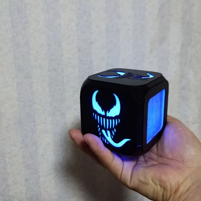 Venom & Spider-Man LED Table Clock - Image 2
