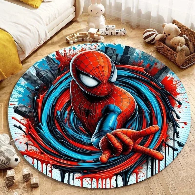 MINISO Marvel Spider-Man Round Carpet - Image 14