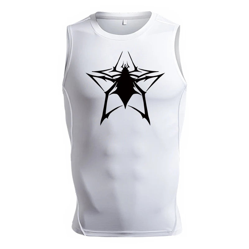 Spider Print Tank Tops for Men - Image 14