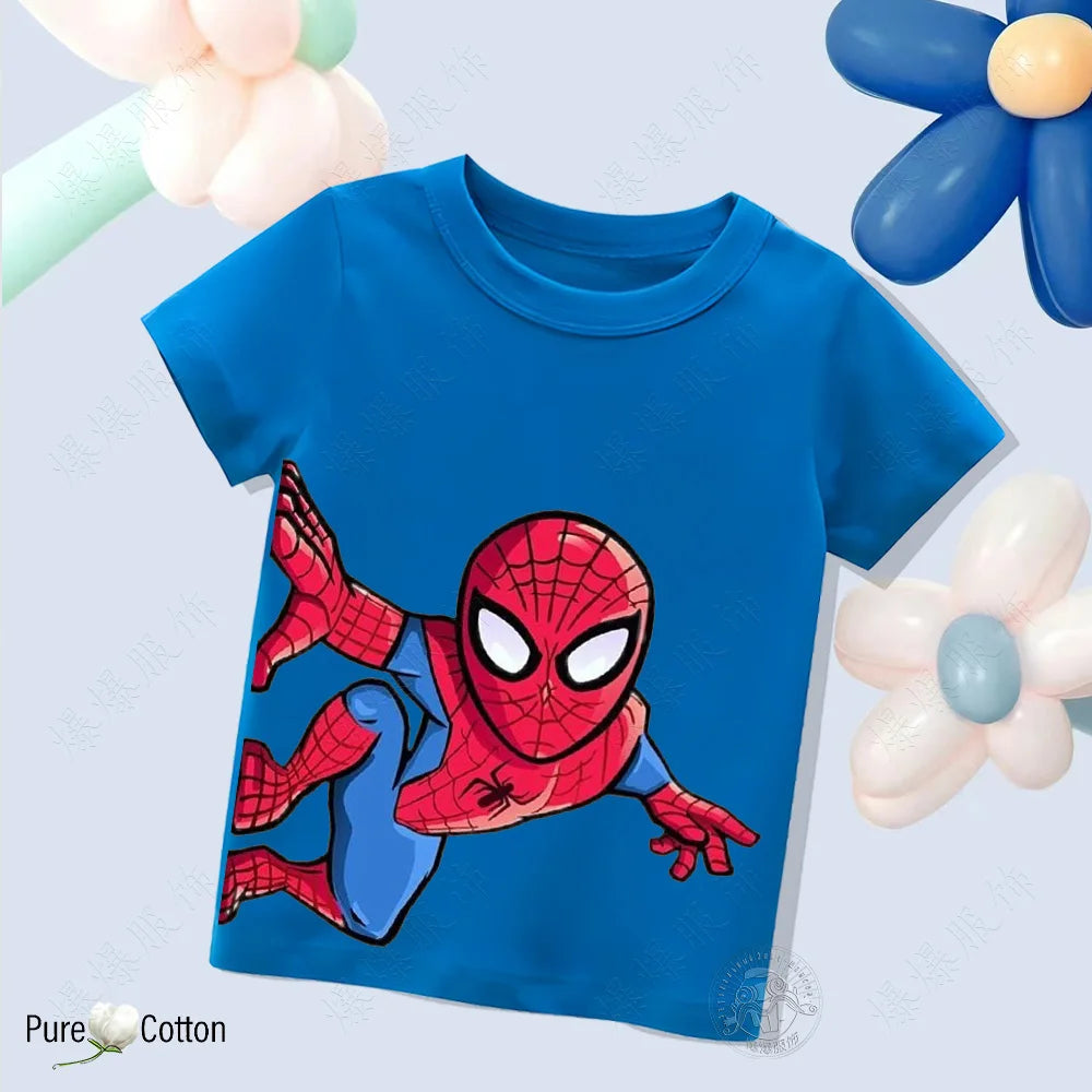 Children’s Pure Cotton Spider-Man T-Shirt - Image 7