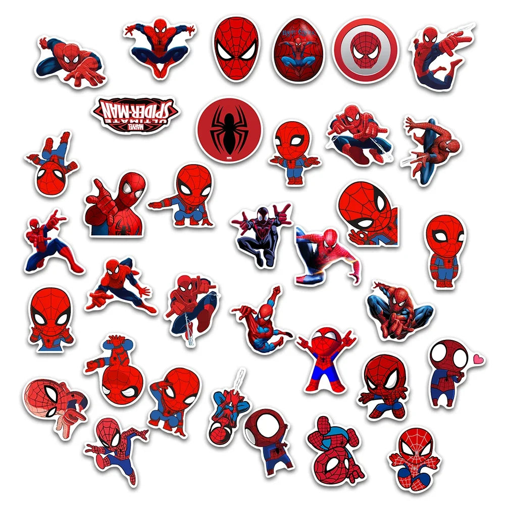 Cartoon Spider-Man Stickers - Image 2