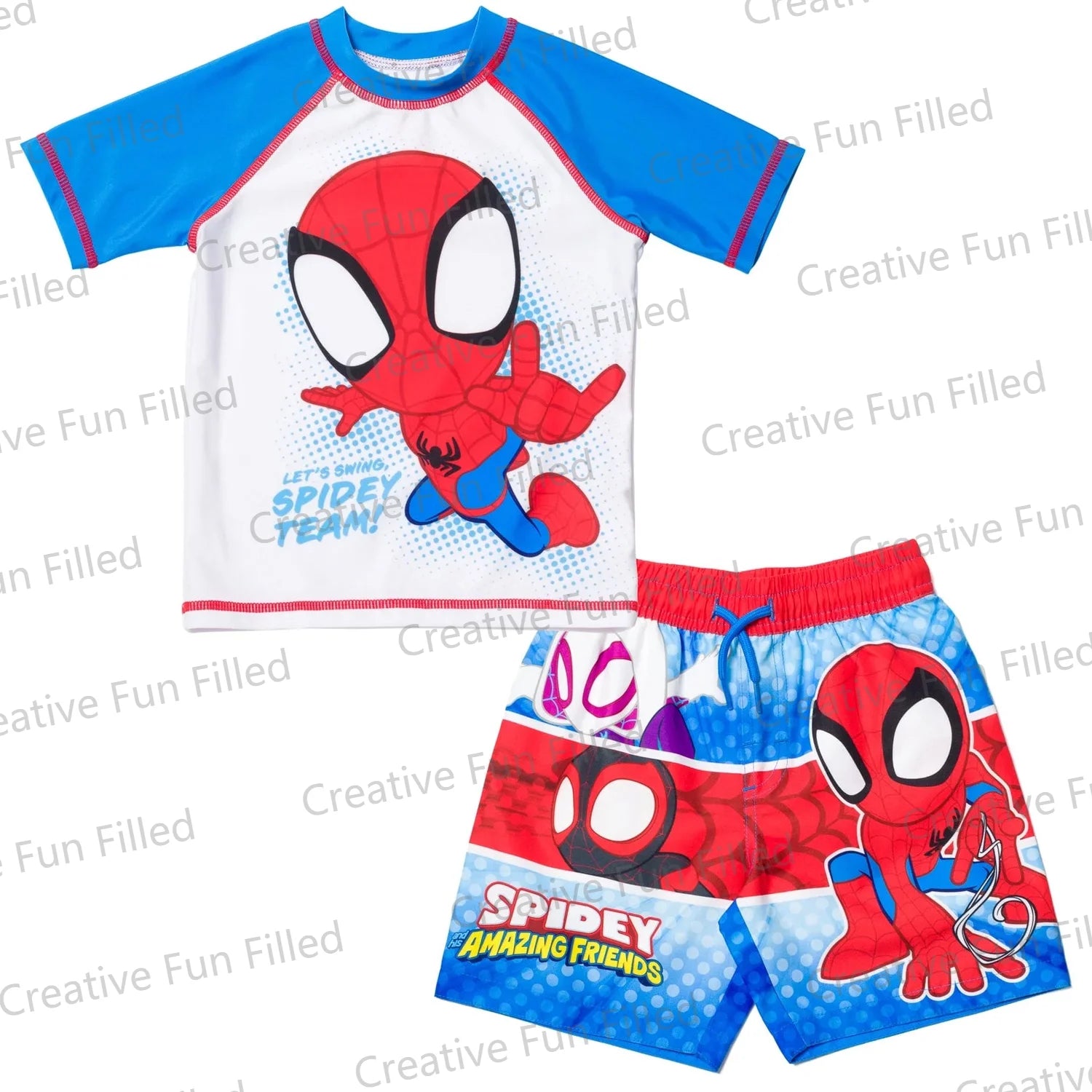 2024 Marvel Avengers Spider-Man Swim Set - Image 9