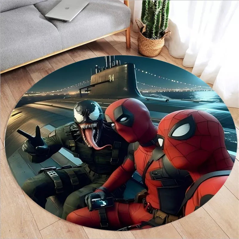 MINISO Disney Spider-Man Round Rug - Image 15