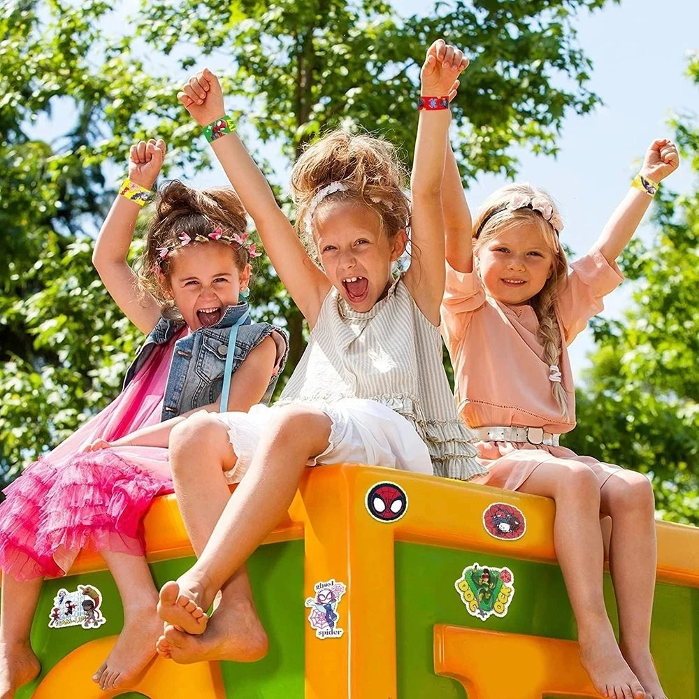 12pcs Spidey and His Amazing Friends Snap Bracelets - Image 3