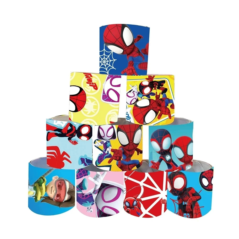 12pcs Spidey and His Amazing Friends Snap Bracelets - Image 5