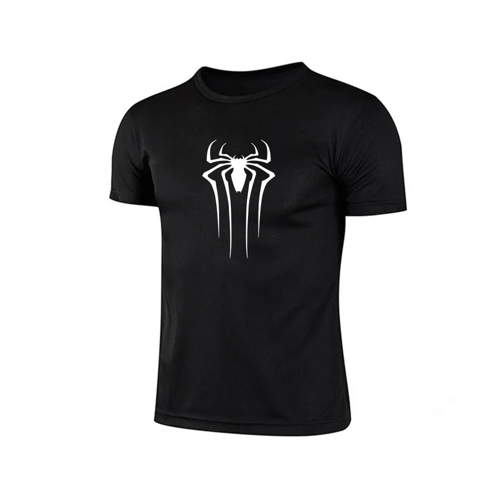 Men's Summer Spider Print T-Shirt