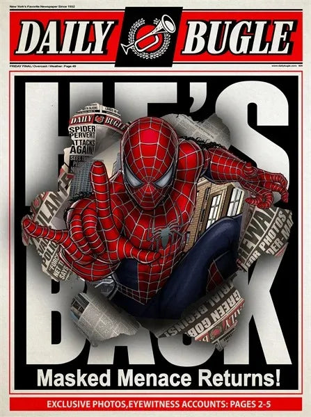 Disney Spider-Man Daily Newspaper Poster - Image 9