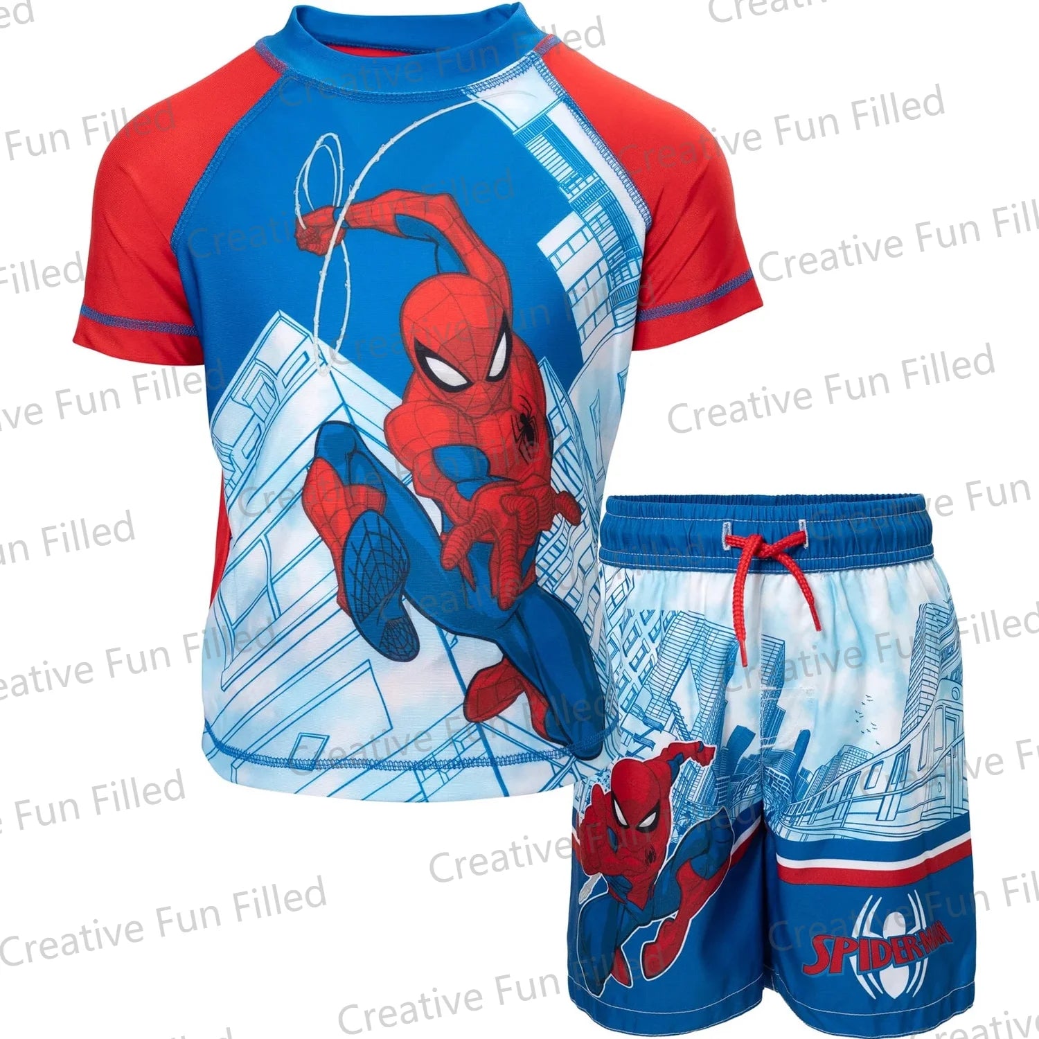 2024 Marvel Avengers Spider-Man Swim Set - Image 6