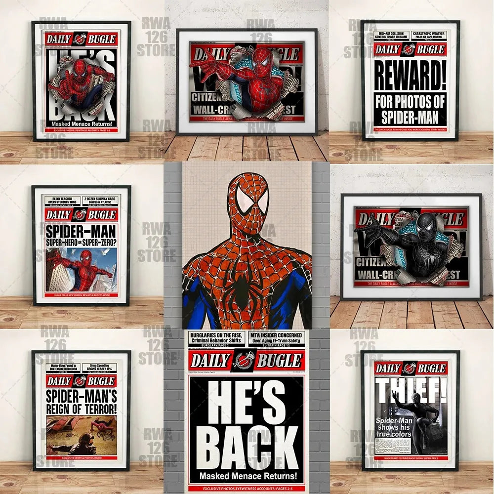 Disney Spider-Man Daily Newspaper Poster