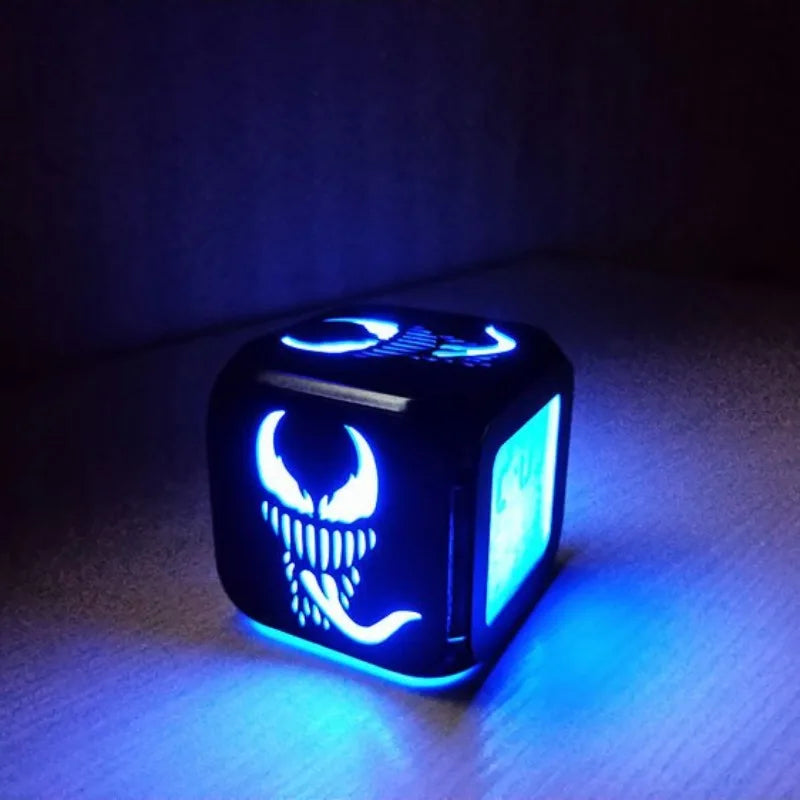 Venom & Spider-Man LED Table Clock - Image 4