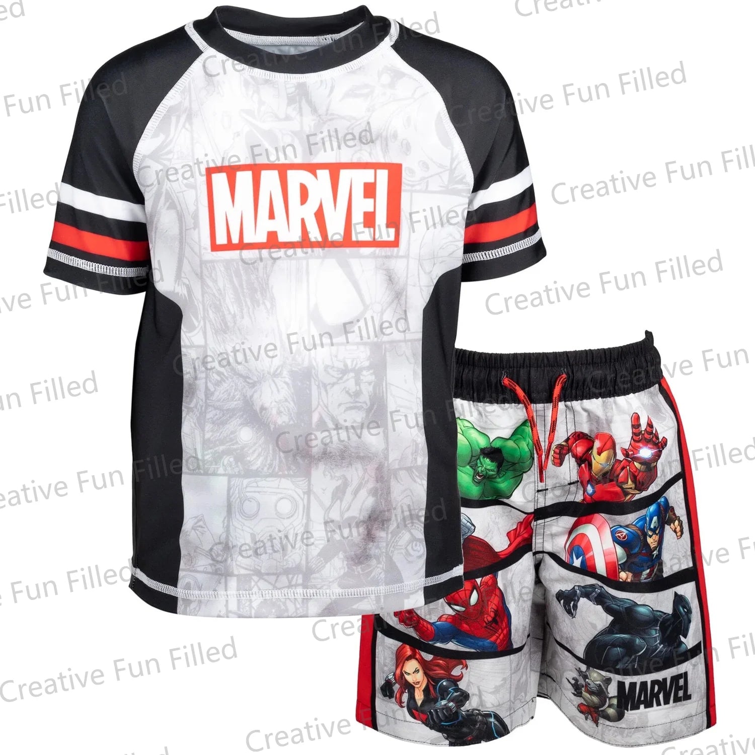 2024 Marvel Avengers Spider-Man Swim Set - Image 7