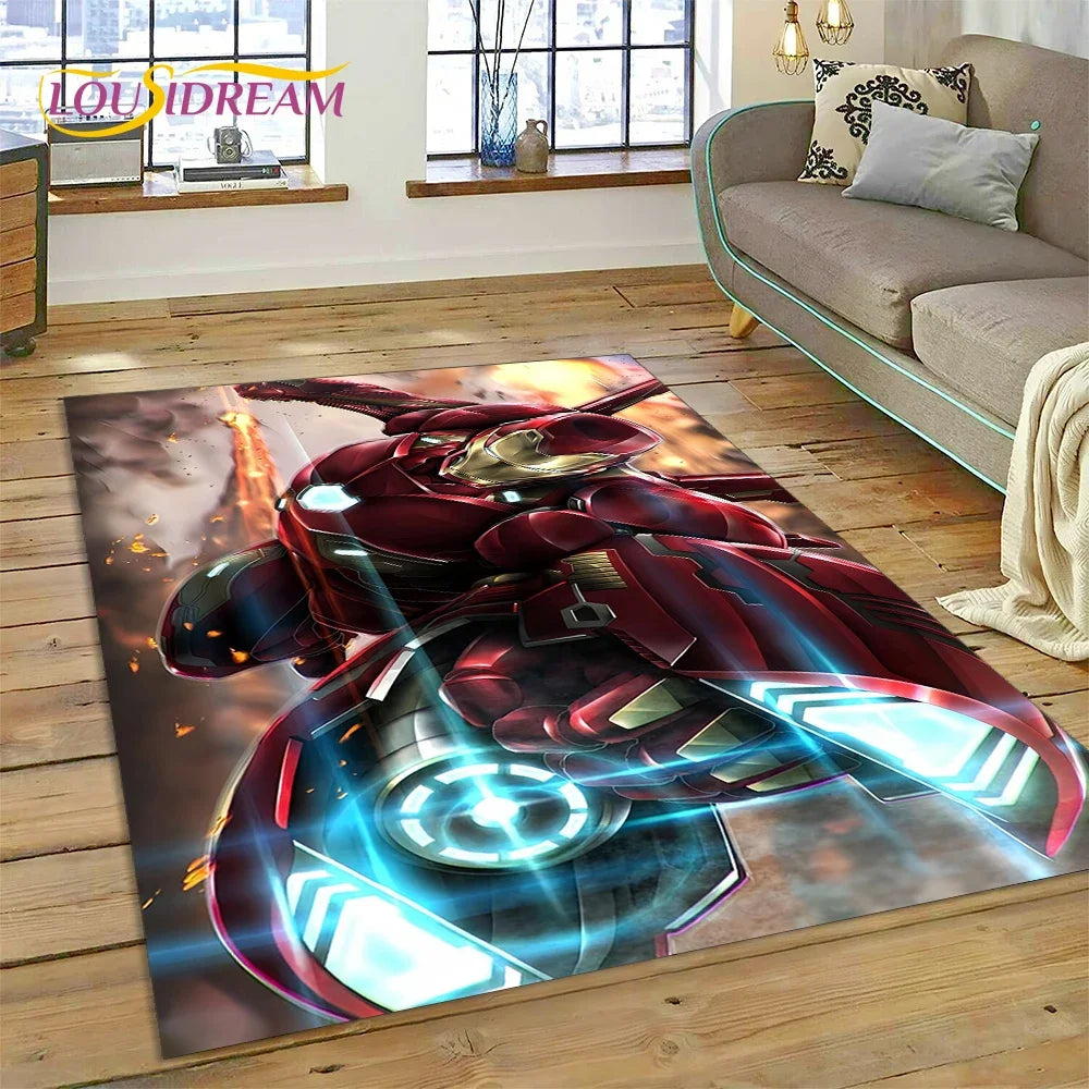Superhero Marvel Avengers Spider-Man Cartoon Carpet - Image 12