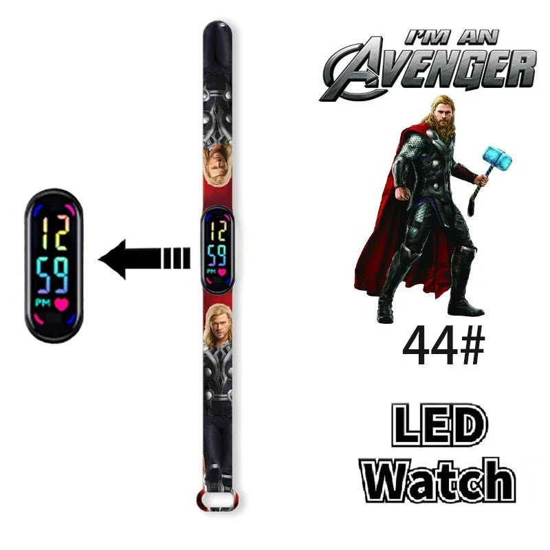 Disney Frozen & Spider-Man Children’s Anime Figure Bracelet Wristwatch - Image 28