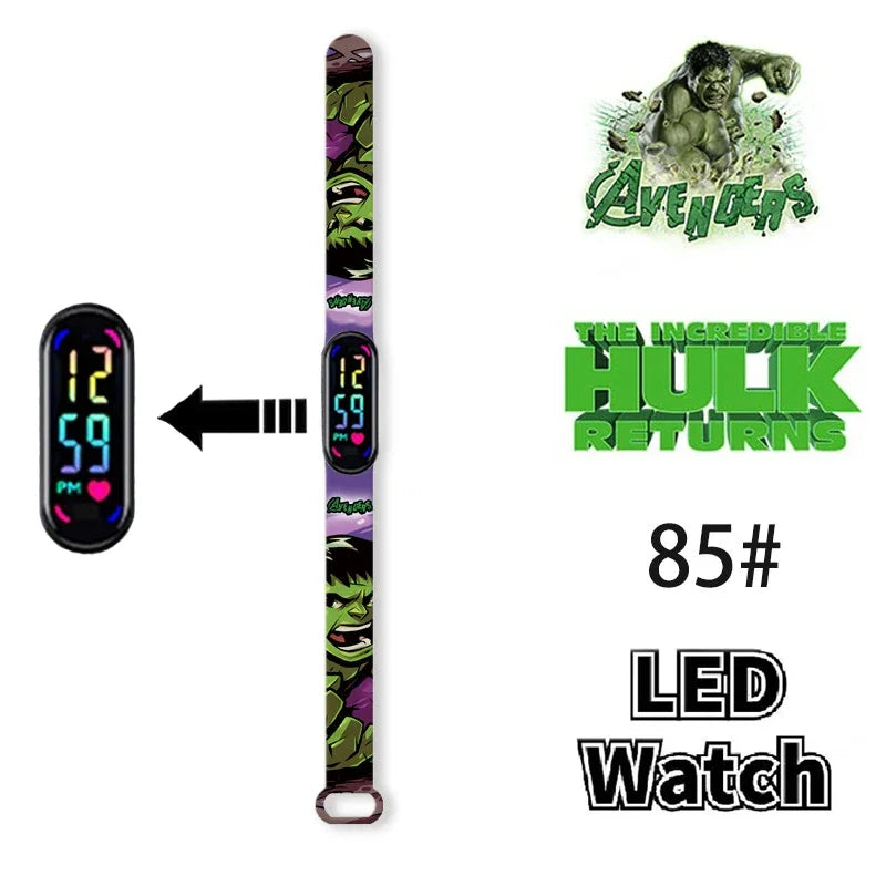 Disney Frozen & Spider-Man Children’s Anime Figure Bracelet Wristwatch - Image 13