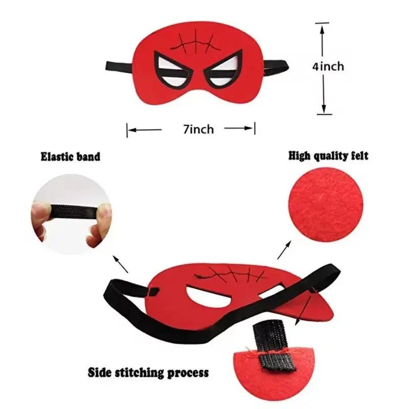Children’s Spider-Man Felt Mask - Image 4