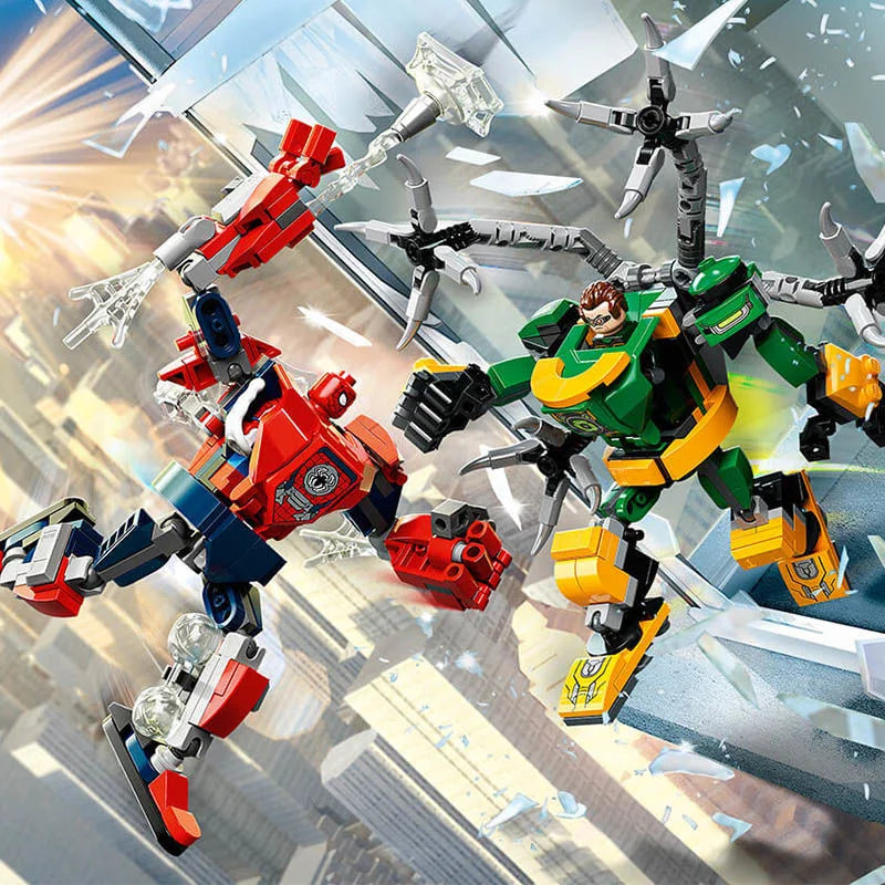 New Superhero Spider-Man Figure Mecha 2In1 - Image 7