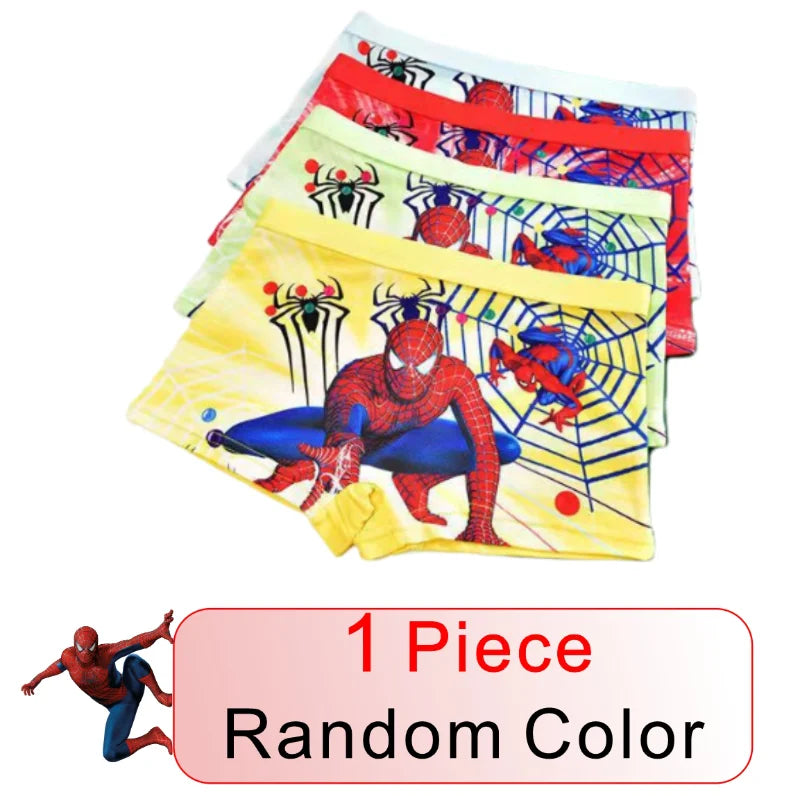 Children’s Spider-Man & Frozen Cartoon Boxer Briefs - Image 7