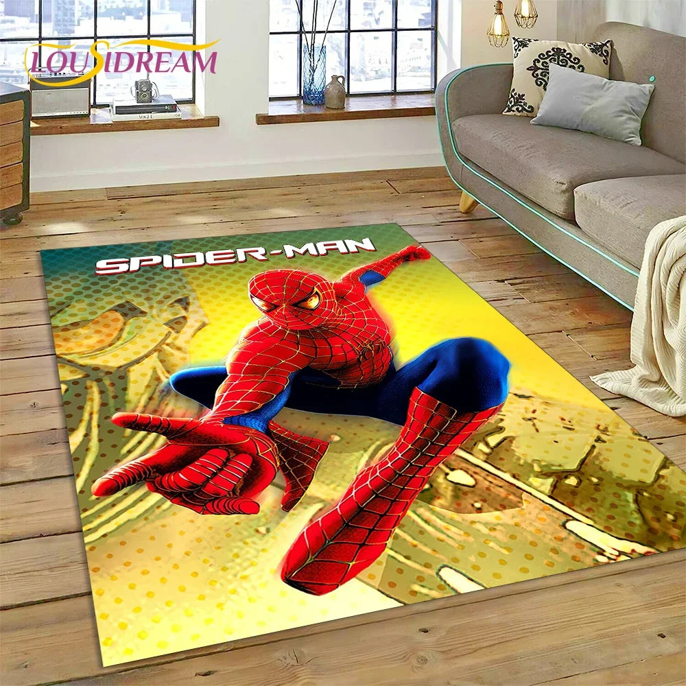 Superhero Marvel Avengers Spider-Man Cartoon Carpet - Image 21