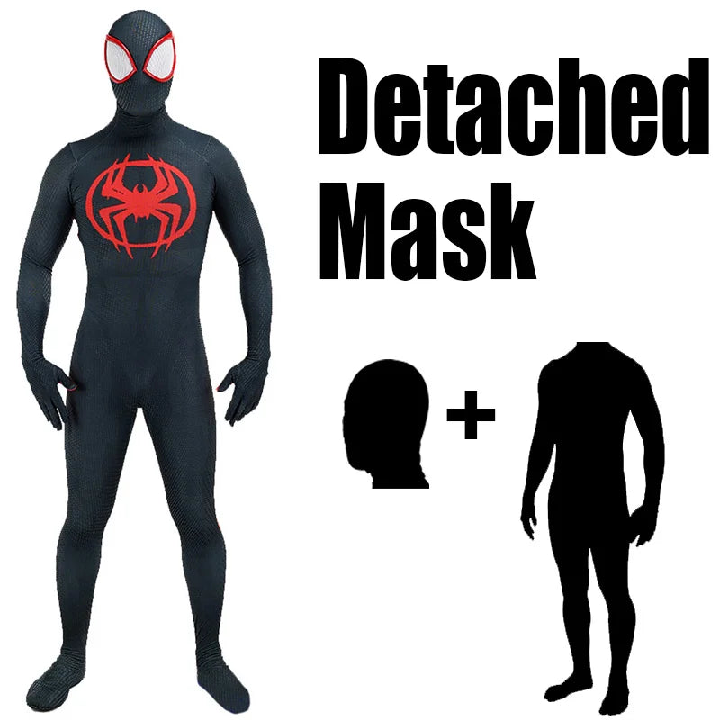 Across the Spider-Verse Miles Morales Cosplay Costume - Image 7
