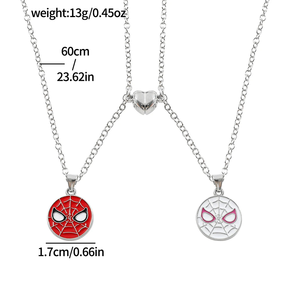 Spider-Gwen & Spider-Man Magnetic Necklac - Image 2
