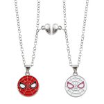 2pcs Marvel Superhero Spider-Man Necklace Set