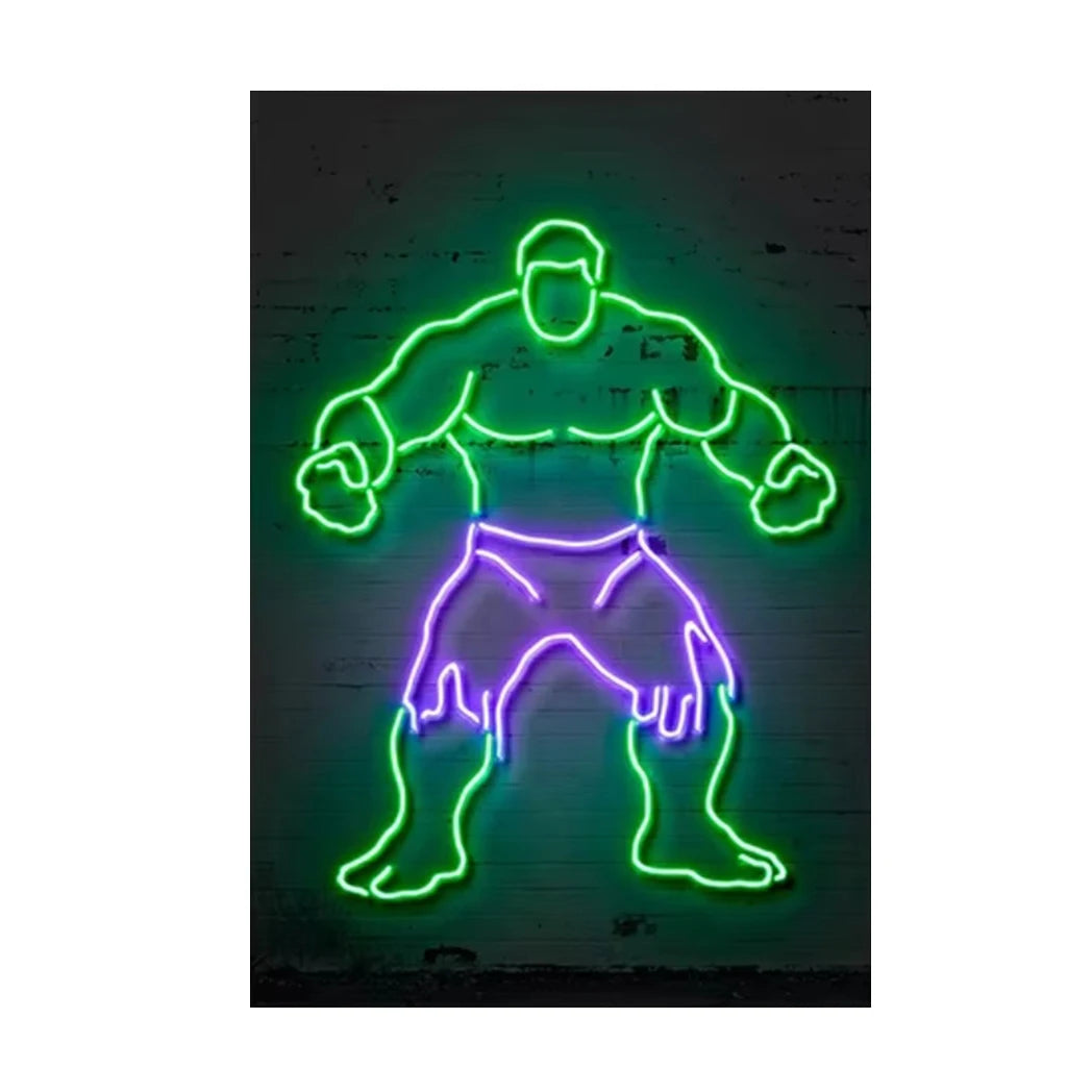 MINISO Disney Neon Marvel Superhero Poster - Image 13