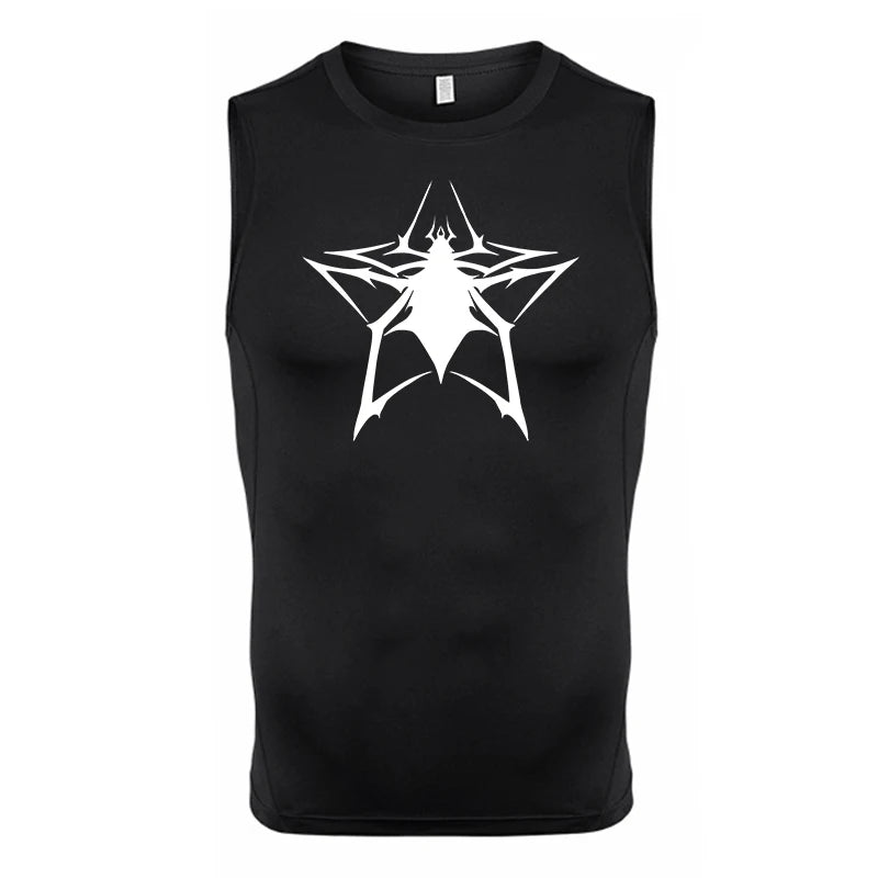 Spider Print Tank Tops for Men - Image 26