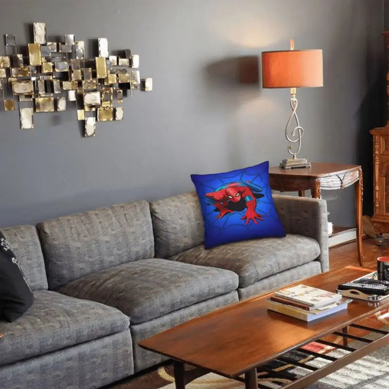 Custom Spider Web Spider-Man Pillow Cover - Image 4