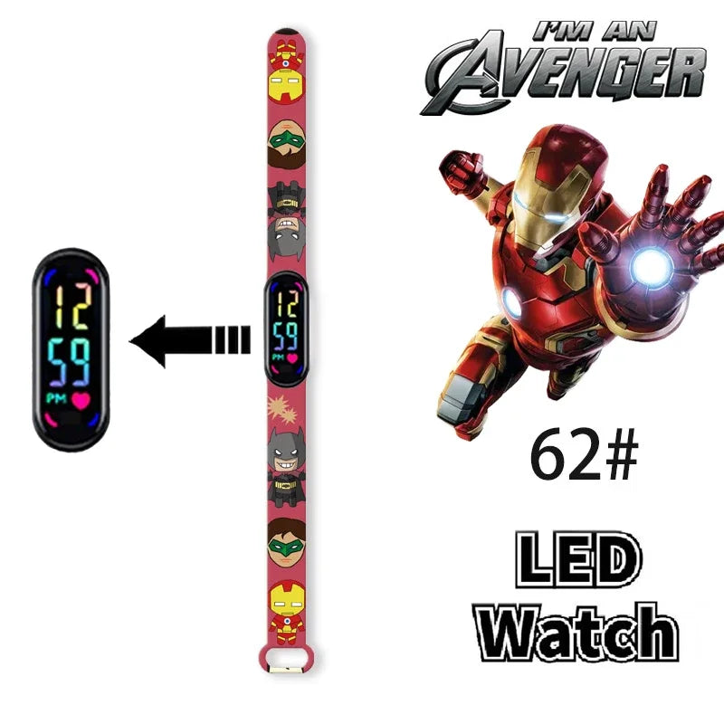 Disney Frozen & Spider-Man Children’s Anime Figure Bracelet Wristwatch - Image 32
