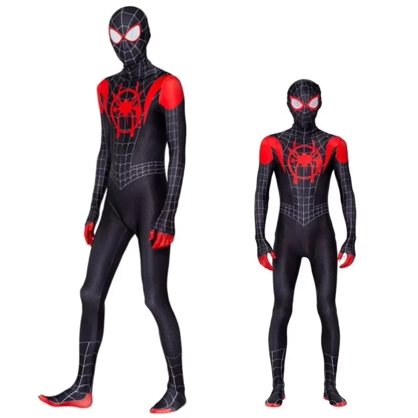 Superhero Spider-Man Miles Morales Cosplay Costume - Image 4