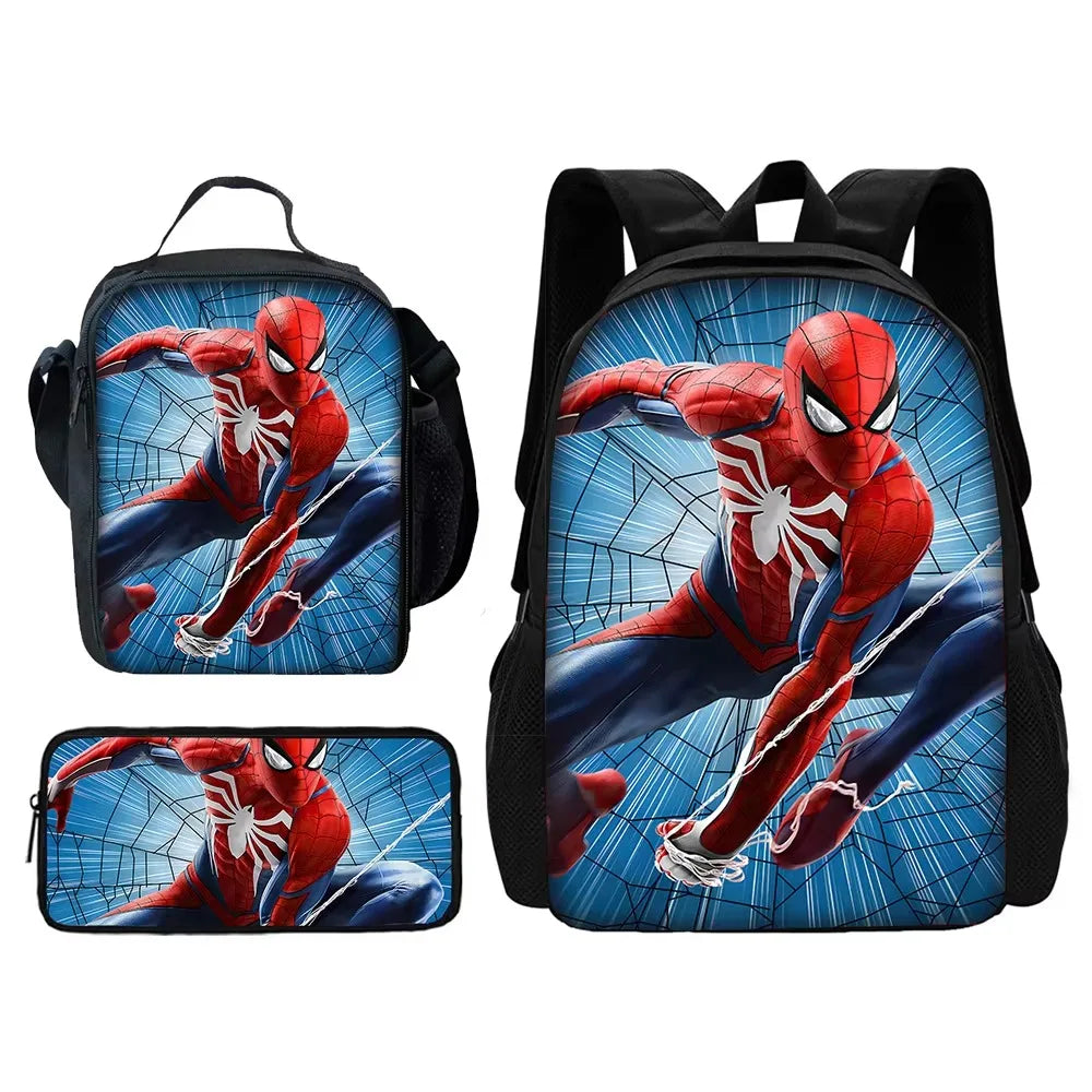 Marvel Spider-Man 3pcs School Backpack Set - Image 34