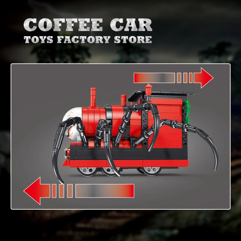 649Pcs Spider Train Model - Image 5