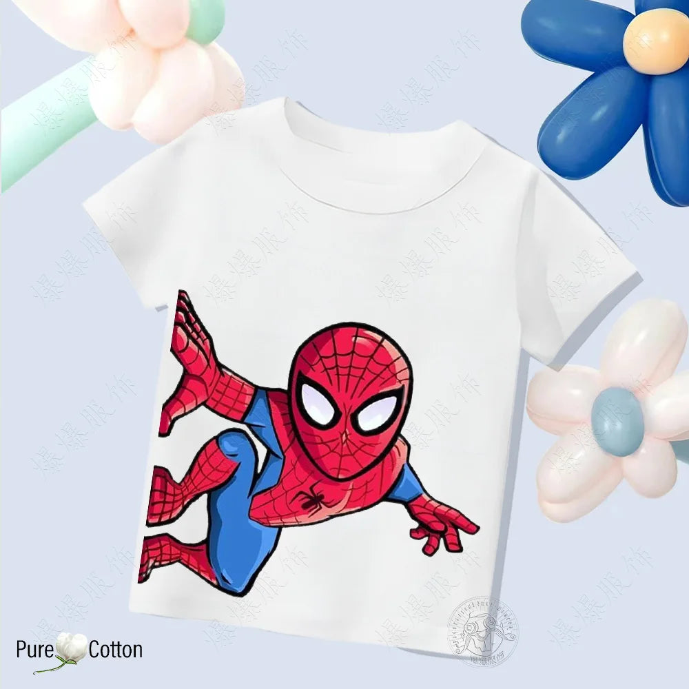 Children’s Pure Cotton Spider-Man T-Shirt - Image 9